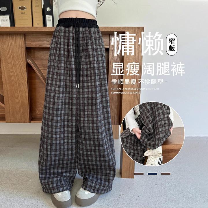 女童运动裤2025新款秋季儿童百搭韩版裤子秋装女大童直筒休闲裤潮