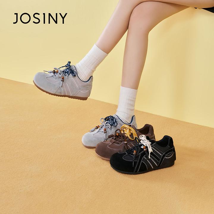 【云舒若棠】卓诗尼新款美式ins德训鞋秋季增高明星同款百搭休闲鞋