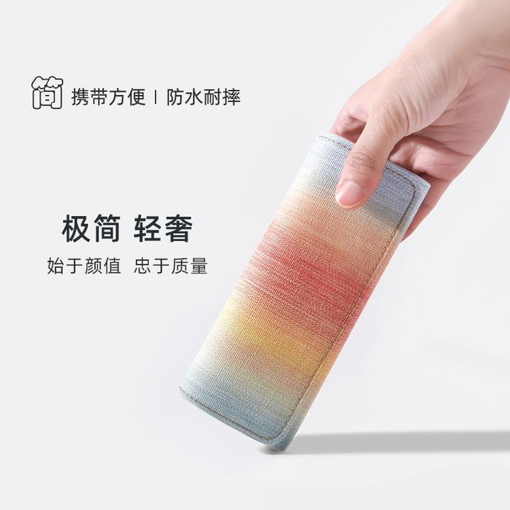 2024新款眼镜盒便携女男学生高级感太阳镜墨镜收纳盒潮流色彩盒子