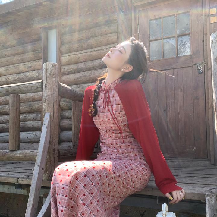 EIA一尧【秋日小衫】气质百搭多色开衫早秋配连衣裙旗袍短款外套女