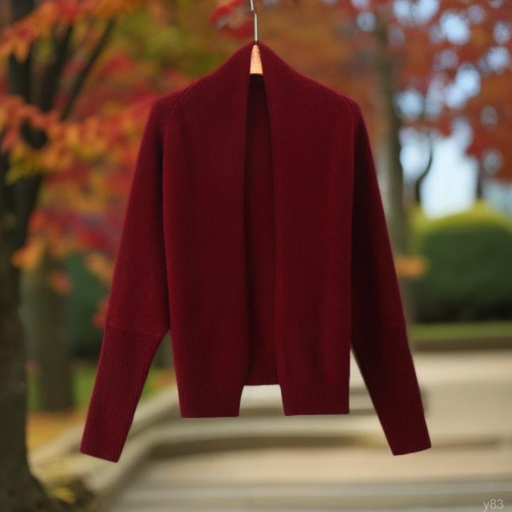 2025秋冬新款韩系上衣高级感开衫女毛衣慵懒风针织衫百搭别致外套