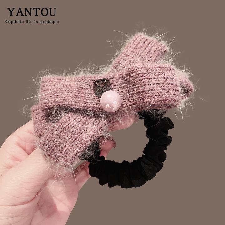 发圈简约可爱发饰复古气质少女日韩秋冬甜美风女发绳11217