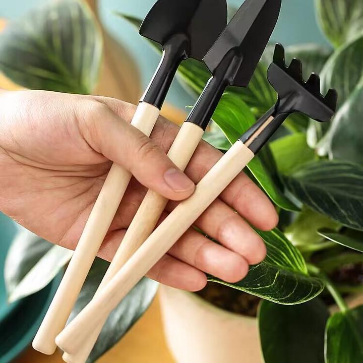 种花工具家用种菜养花园艺松土栽花艺种植工具三件套小铲子
