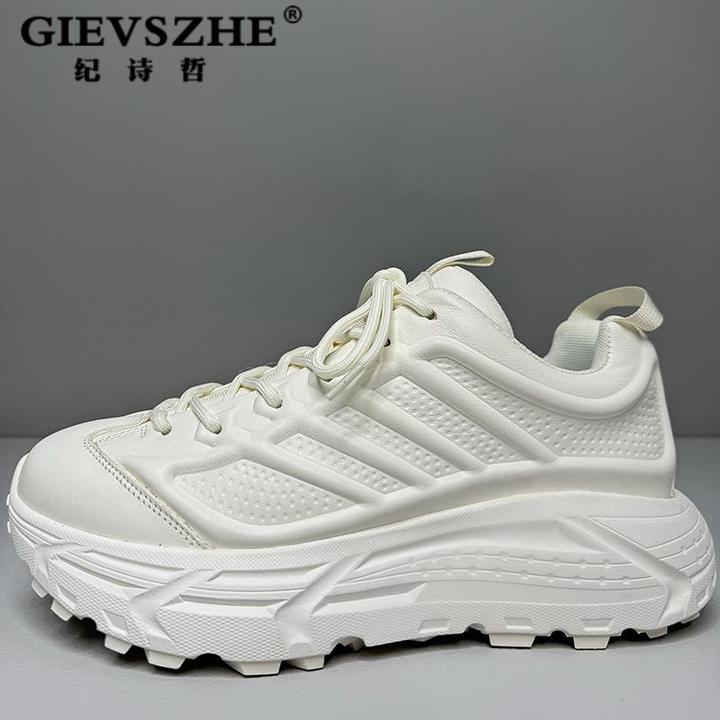 纪诗哲潮鞋小众设计潮流厚底增高老爹鞋时尚男鞋秋季秋季厚底增高