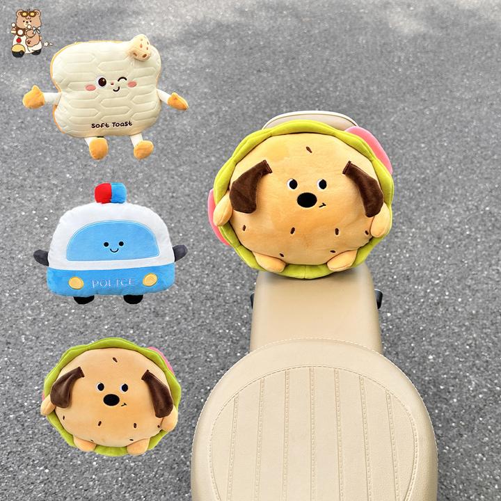 电动车座椅靠背创意卡通儿童防撞腰垫防撞神器电瓶车护腰后置腰靠