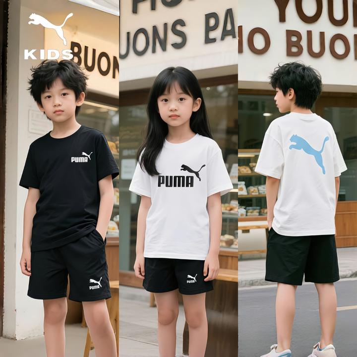 【儿童旗舰】彪马新款儿童夏季短袖T恤透气弹力353925117204