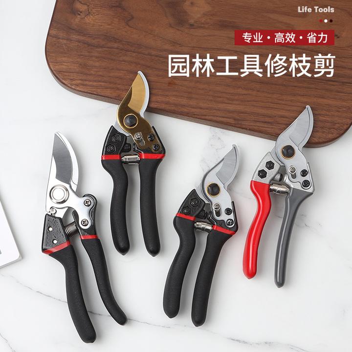 园林剪枝树枝剪刀多功能家用盆景修花剪园林粗枝剪强力修枝剪刀