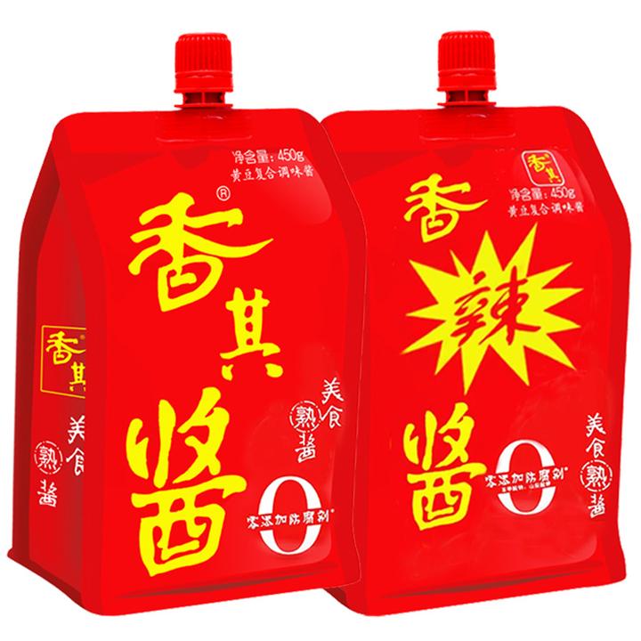 香其酱450g熟酱黄豆酱东北酱农家酱拌面酱下饭酱蘸酱做菜好吃