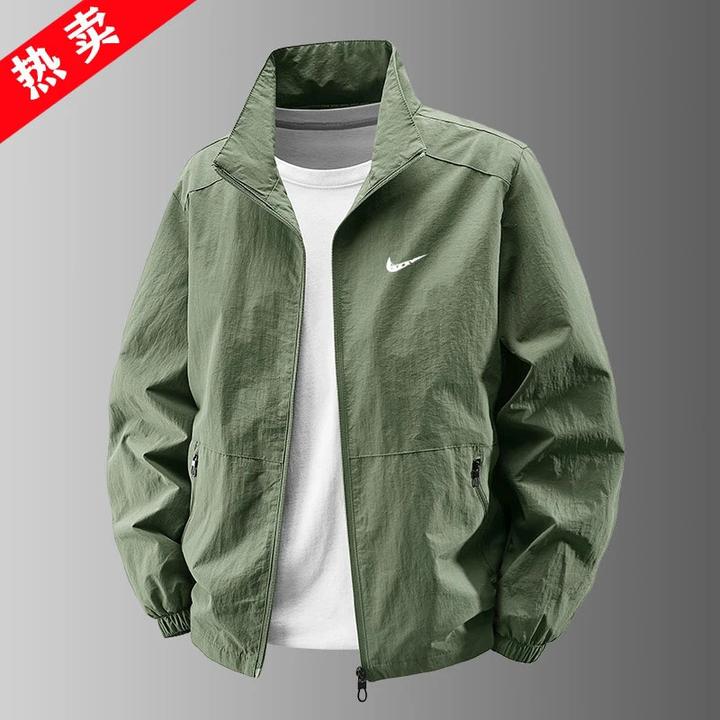 【国货品牌】春夏季新品男士夹克运动休闲宽松立领防风透气薄款外套