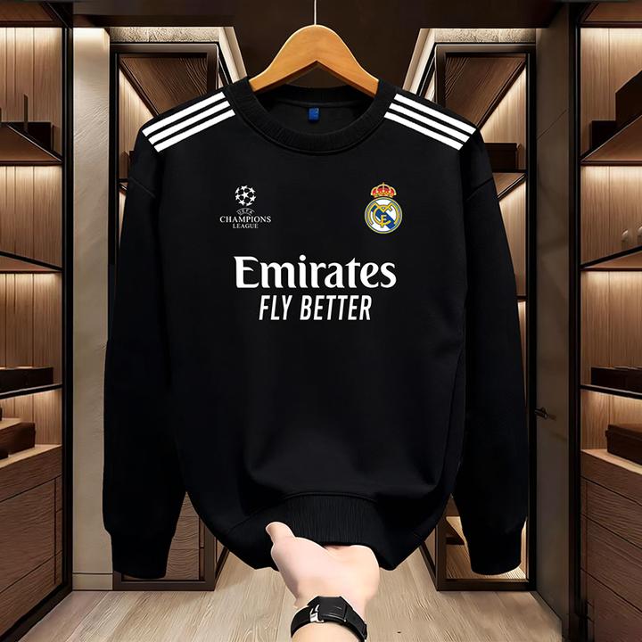 【一件也支持定制】2025高品质秋冬长袖圆领卫衣上身版型效果好