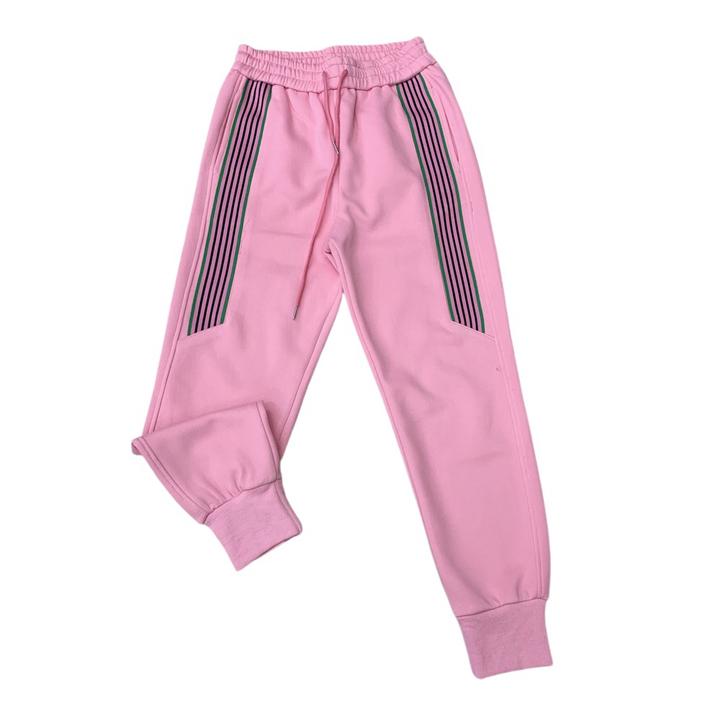 DX8833春季新款松紧高腰休闲裤（裤长95cm左右）