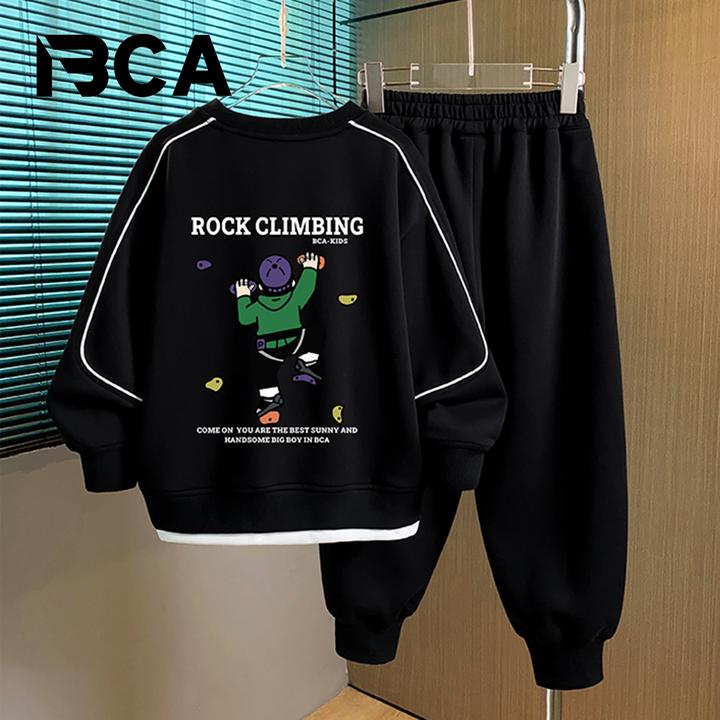 BCA中大童青少年男童潮酷穿搭春秋套装(S-001+TU-72.73+GN-1)