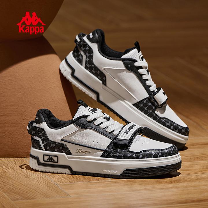 Kappa卡帕男鞋秋冬百搭软底板鞋时尚潮流运动休闲鞋子K0EY5CC19CJ