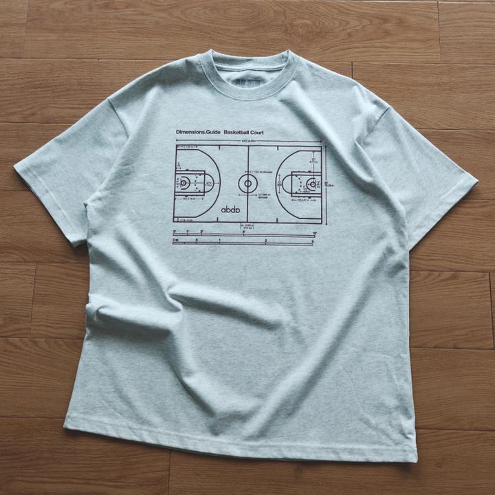 ABDP夏季美式男士休闲短袖T恤重磅280g棉质宽松重磅圆领印花半袖