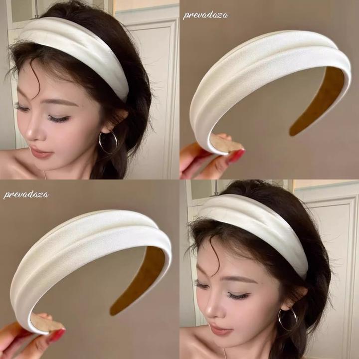 prevadaza洋派缎面发箍高级感轻奢头饰发箍女2025夏简约时尚头饰
