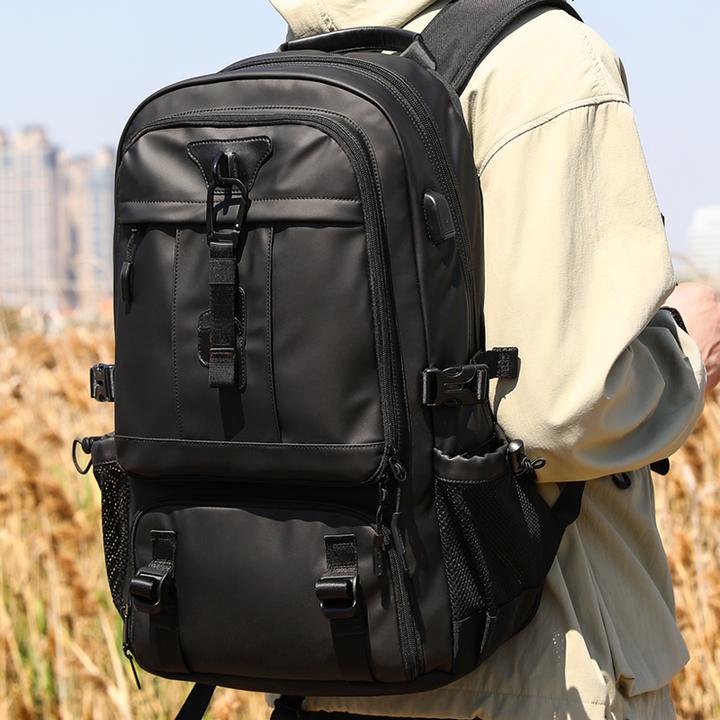 双肩包大容量男士旅行包商务登山多功能背包户外休闲出差书包女士