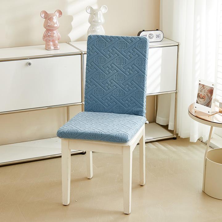 椅套坐垫万能四季通用家用弹力餐厅椅子套罩靠垫一体椅垫靠背座垫