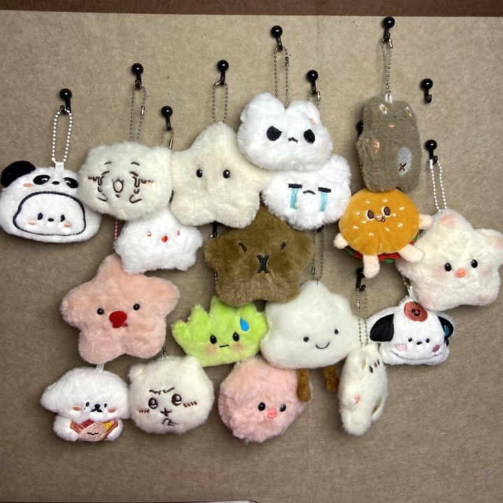 【清库存】可爱毛绒挂件ins少女毛绒钥匙扣包包挂饰车载挂件摆件