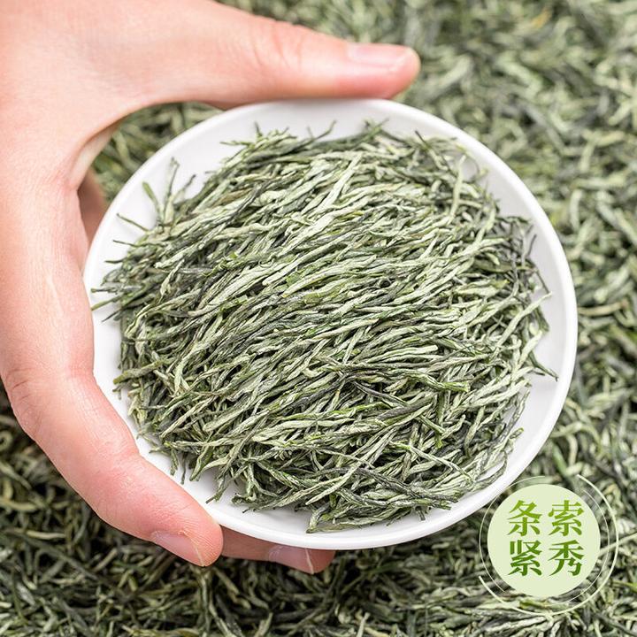 信阳绿茶毛尖202新茶特级嫩芽浓香型春茶叶散装100g罐装单芽