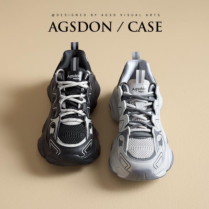 奥古狮登厚底老爹鞋女2025新款夏秋季透气运动鞋小个子增高休闲鞋