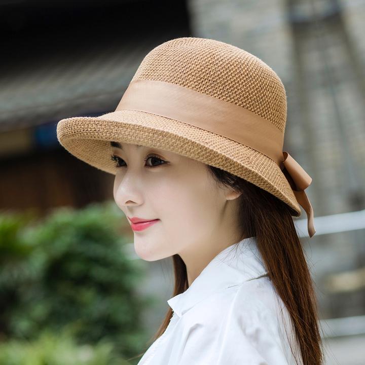 春夏季遮阳防晒渔夫帽子女夏天韩版时尚百搭英伦礼帽太阳帽日系