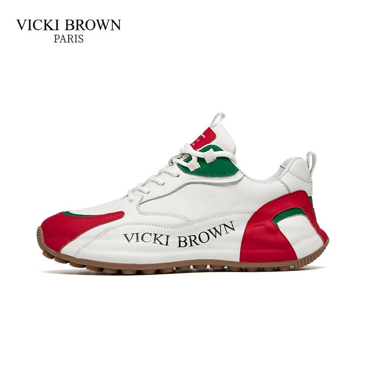 法国VICKIBROWN 时尚轻奢潮流舒适休闲鞋潮鞋男士百搭VBZD98008