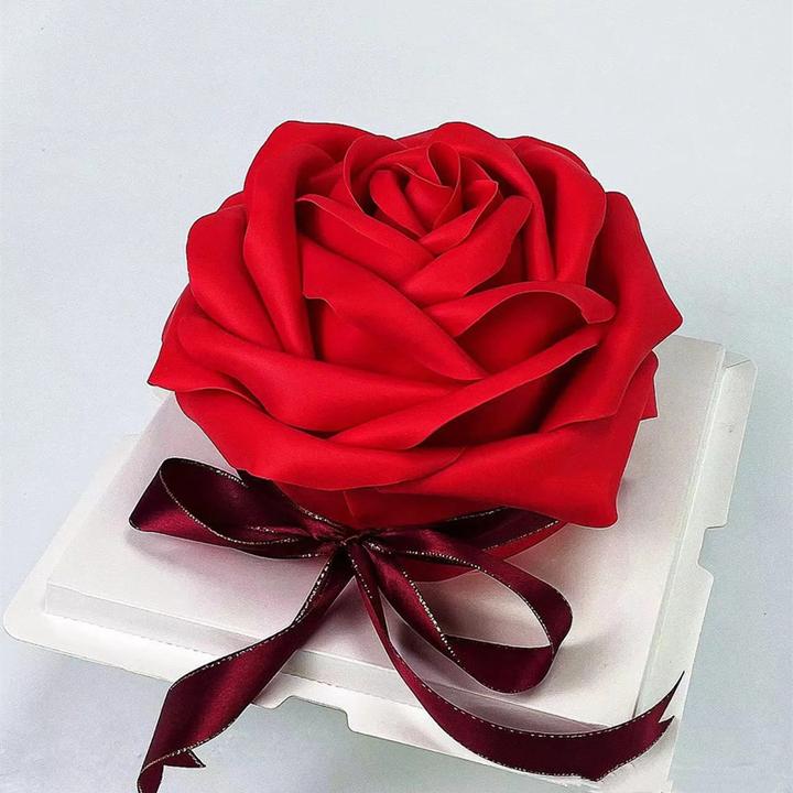 网红爆款翻糖玫瑰花生日蛋糕全国同城配送免费送货上门创意定制
