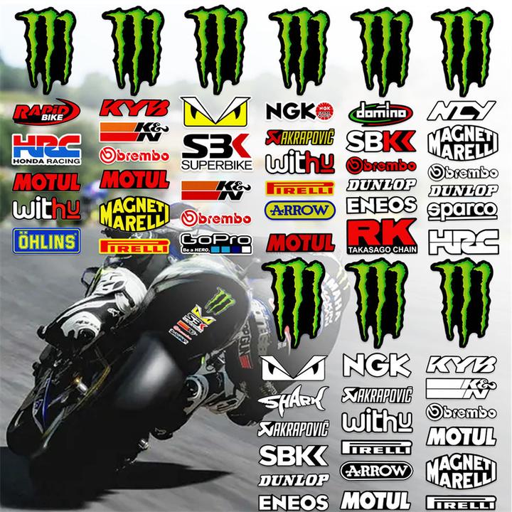 反光摩托车后挡泥板贴纸车尾适用于KTM/DUKE雅马哈M1/R6川崎贴花