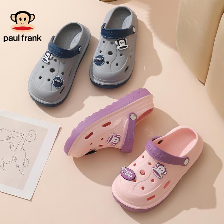paul frank/大嘴猴情侣凉拖夏情侣居家洞洞鞋EVA加厚底防滑沙滩鞋