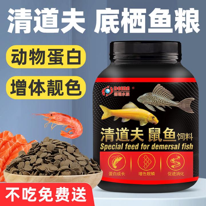异形鱼饲料清道夫鼠鱼底栖鱼下沉型鱼食大帆胡子鱼鲨鱼招财猫鱼粮