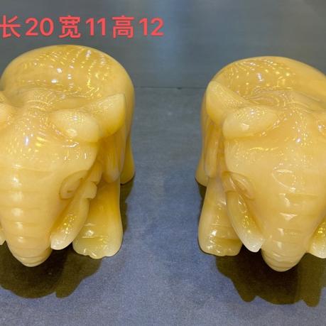 天然玉石橘子玉对象精品摆件办公家用装饰日常送礼