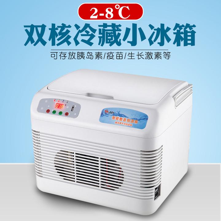 胰岛素冷藏箱2-8度恒温箱生长激素疫苗可存放药品小冰箱车家两用