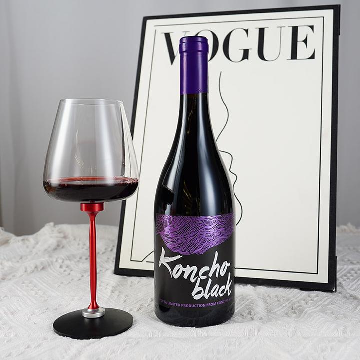 【格鲁吉亚原瓶进口】Koncho & Co库彻黑金半甜红酒 13.5度750ml