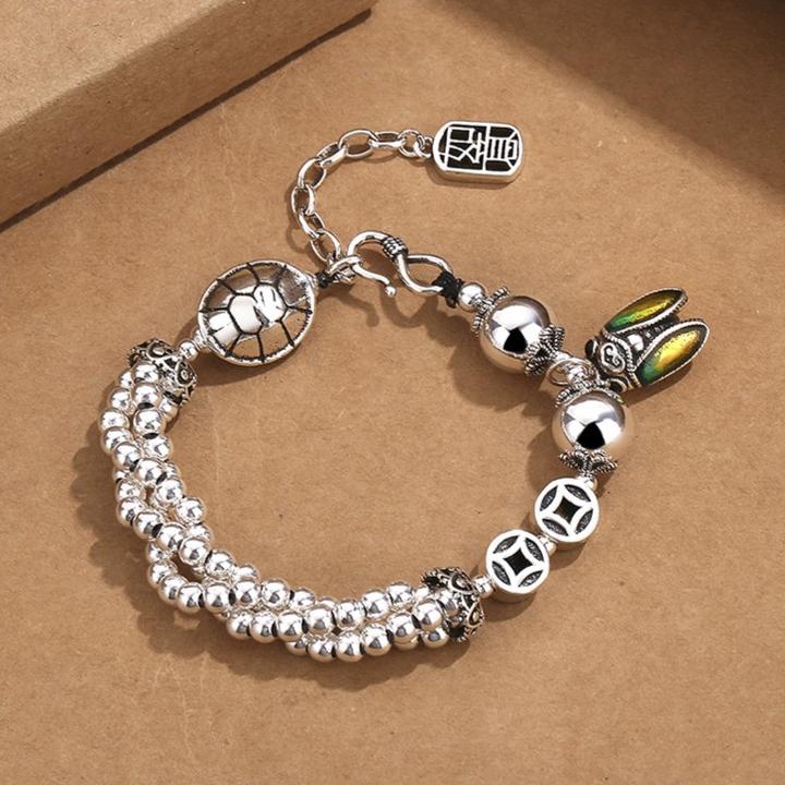 一鸣惊人手链原创设计男女款国风三生三世百搭铜钱手串