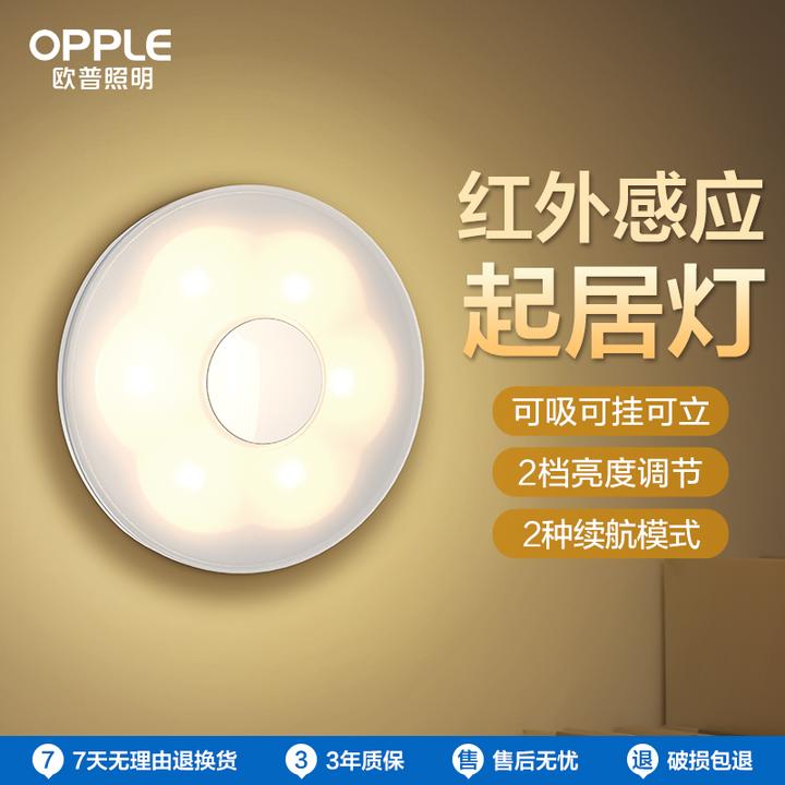 欧普照明【小夜灯合集】床头玄关过道喂奶哄娃起夜专用柔和光线