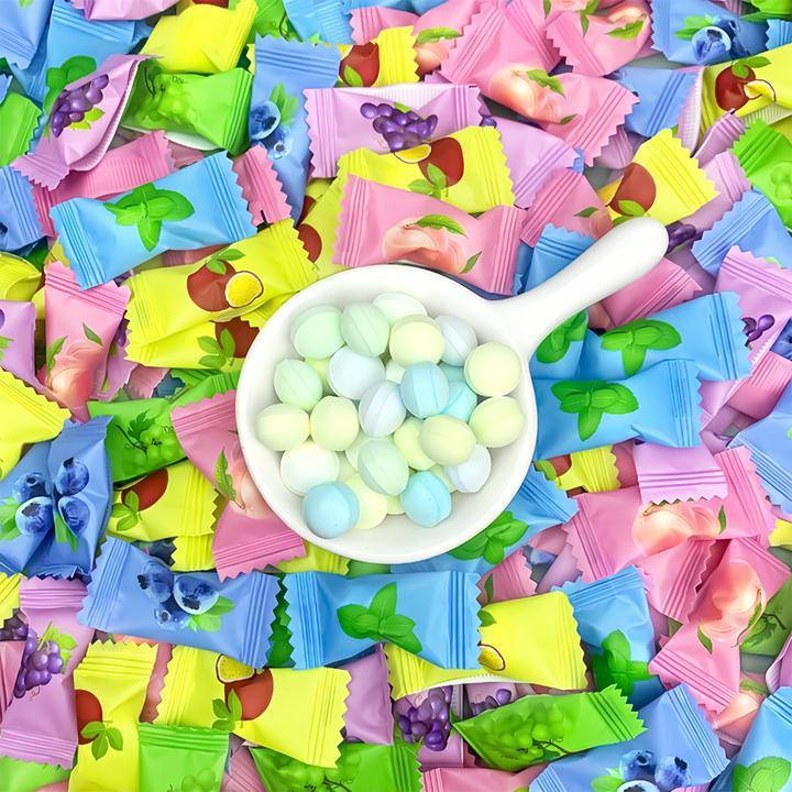 薄荷糖糖果接吻无糖酸甜清凉网红零食清新口气xz4