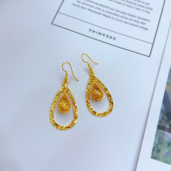 铜合金耳饰 新款耳环时尚珠宝女款百搭精美