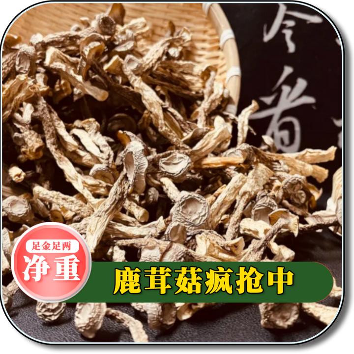 【供销邮选】新鲜精品鹿茸菇助农农产品干货脆脆菌菇煲汤500g干货菇