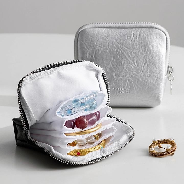 2025新款首饰收纳袋高档旅行多层手链手串收纳包整理袋