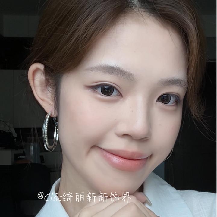 锌合金锆石耳饰 过目不忘!欧美夸张大圈圈耳环女2025年新耳饰独特