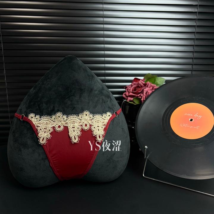 心动 御姐冰丝缎面刺绣内裤女