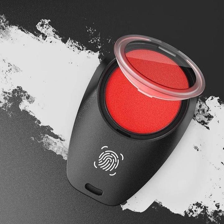 便携纹印台迷你印泥家用便携户外钥匙扣挂件