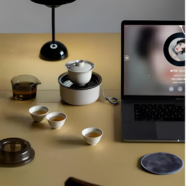喝茶去套装陶瓷功夫防摔收纳茶杯旅行便携套装户外茶具
