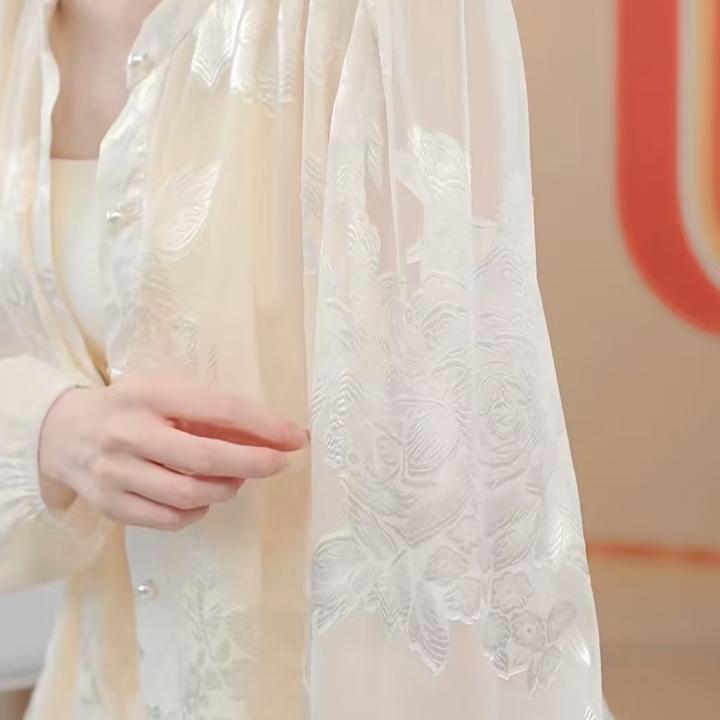 X6392【出口原单】国风优雅时尚气质显瘦防晒开衫-喵喵