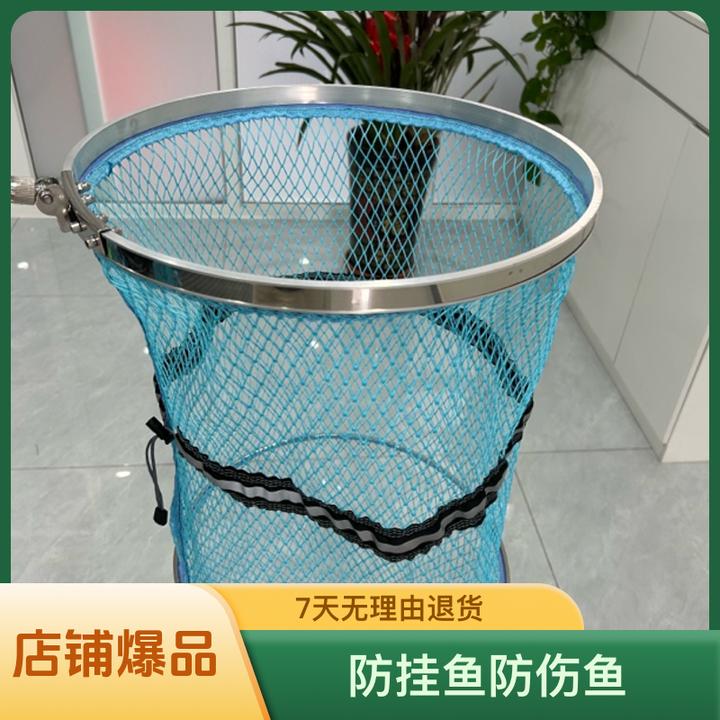 无口布大力马线打结挂胶网全钢圈防挂鱼防伤鱼速干鱼护