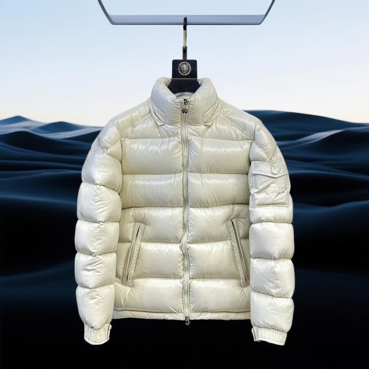 巴赛娜缇时尚休闲冬季连帽加厚羽绒服男国标白鸭绒大码保暖外套潮