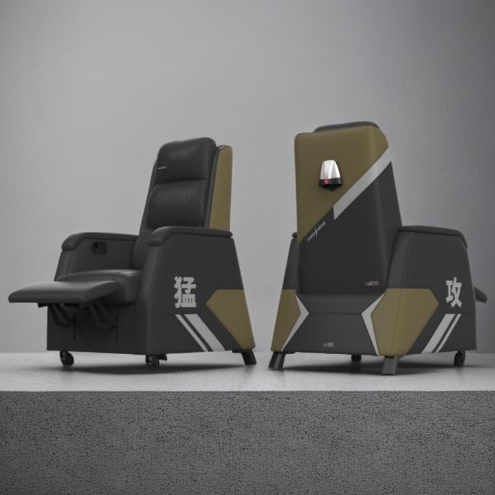 震升家具十八勇士随腰动现代电竞沙发单人震升电竞沙发网红家具