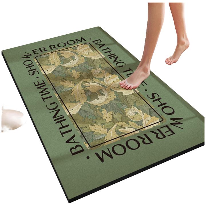 卫生间地垫浴室防滑强吸水厕所门口地毯洗手间硅藻泥速干加厚脚垫