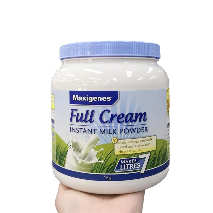 澳洲美可卓Maxigenes蓝胖子奶粉高钙学生儿童青少成人孕妇全脂kg