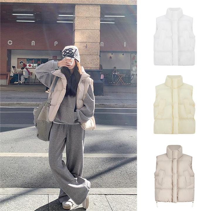 Moses Queen/魔西女王秋冬2025新款韩系宽松加厚坎肩显瘦马甲外套